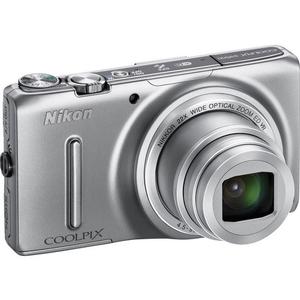 Nikon Coolpix S9500 Wi-Fi GPS Digital Camera (Silver)