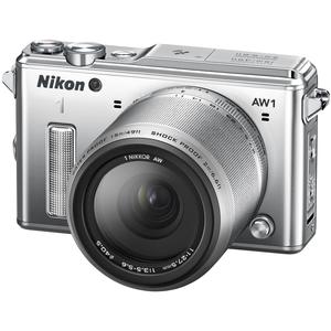 Nikon 1 AW1 Shock & Waterproof Digital Camera Body with AW 11-27.5mm Lens (Silver)