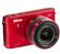 Nikon 1 J1 Digital Camera Body with 10-30mm VR Lens (Red) - Factory Refurbished
