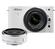 Nikon 1 J1 Digital Camera Body with 10mm f/2.8 & 10-30mm VR Lens (White)