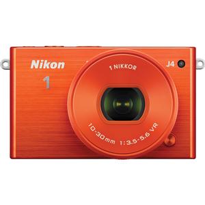Nikon 1 J4 Digital Camera & 10-30mm PD Zoom Lens (Orange)