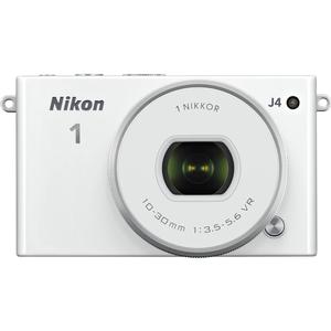Nikon 1 J4 Digital Camera & 10-30mm PD Zoom Lens (White)