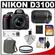 Nikon D3100 Digital SLR Camera & 18-55mm G VR DX AF-S Zoom Lens with 55-200mm VR Lens + 8GB Card + Lowepro Case + Accessory Kit