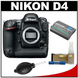Nikon D4 Digital SLR Camera Body with Nikon Battery & Cleaning Kit + Accessory Kit - Digital Cameras and Accessories - Hip Lens.com