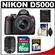 Nikon D5000 Digital SLR Camera Body - Factory Refurbished & 18-55mm + 55-200mm VR Lenses with 16GB Card + Accessory Kit