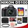 Nikon D5100 Digital SLR Camera & 18-55mm G VR DX AF-S Zoom Lens - Factory Refurbished with 16GB Card + Case + Filter + Accessory Kit