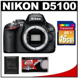 Nikon D5100 Digital SLR Camera Body - Refurbished with 16GB Card + Accessory Kit - Digital Cameras and Accessories - Hip Lens.com
