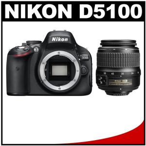 Nikon D5100 Digital SLR Camera Body - Factory Refurbished with Nikon 18-55mm f/3.5-5.6G II DX AF-S ED Zoom-Nikkor Lens