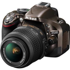 Nikon D5200 Digital SLR Camera & 18-55mm G VR DX AF-S Zoom Lens (Bronze)