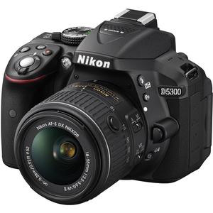Nikon D5300 Digital SLR Camera & 18-55mm G VR DX II AF-S Zoom Lens (Black)