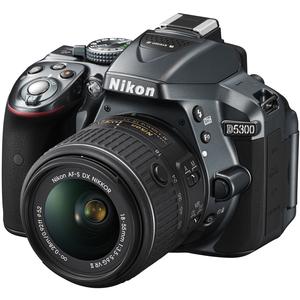 Nikon D5300 Digital SLR Camera & 18-55mm G VR DX II AF-S Zoom Lens (Grey)