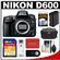 Nikon D600 Digital SLR Camera Body with 32GB Card + Case + Battery + Remote + Accessory Kit