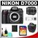 Nikon D7000 Digital SLR Camera Body - Factory Demo & 18-55mm VR Lens with 8GB Card + Case + Accessory Kit