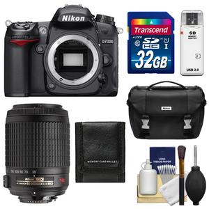 d5000 dslr camera with 18-55mm lens - black on Nikon d7000 Digital Slr Camera 55 200mm Vr Zoom Lens Kit Black 16 2 Mp ...