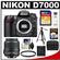 Nikon D7000 Digital SLR Camera Body - Factory Refurbished & 18-55mm VR Lens with 16GB Card + UV Filter + Case + Tripod + Accessory Kit