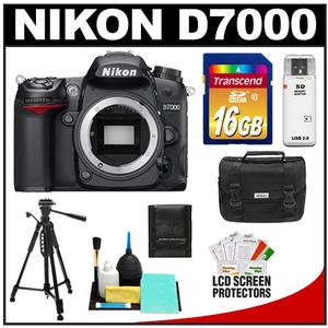 Nikon D7000 Digital SLR Camera Body - Refurbished with 16GB Card + Case + Tripod + Accessory Kit - Digital Cameras and Accessories - Hip Lens.com