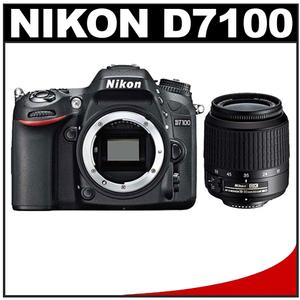 Nikon D7100 Digital SLR Camera Body - Factory Refurbished with 18-55mm VR AF-S DX Zoom-Nikkor Lens