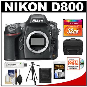Nikon D800 Digital SLR Camera Body - Refurbished with 32GB Card + Case + Tripod + Accessory Kit - Digital Cameras and Accessories - Hip Lens.com