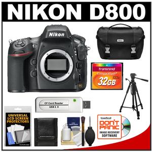 Nikon D800 Digital SLR Camera Body with 32GB Card + Nikon Case + Tripod + Accessory Kit - Digital Cameras and Accessories - Hip Lens.com