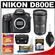 Nikon D800E Digital SLR Camera Body with 24-70mm f/2.8G AF-S ED Lens + (2) 32GB Cards + Case + Accessory Kit