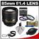 Nikon 85mm f/1.4 G AF-S Nikkor Lens with 3-Piece Filter Set + Cleaning Accessory Kit