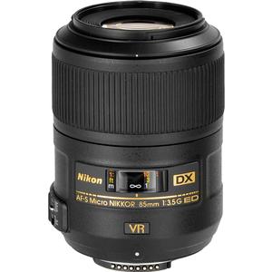 Nikon 85mm f/3.5 G VR AF-S DX ED Micro-Nikkor Lens