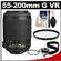 Nikon 55-200mm f/4-5.6G VR DX AF-S ED Zoom-Nikkor Lens with UV Filter + Cleaning Kit