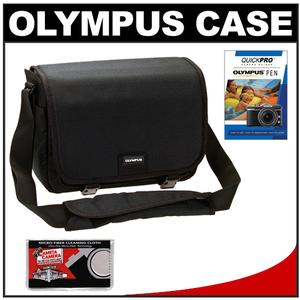 Olympus PEN  OM-D & E-Series DSLR Camera Messenger Case with Instructional DVD + Microfiber Cleaning Cloth - Digital Cameras and Accessories - Hip Lens.com