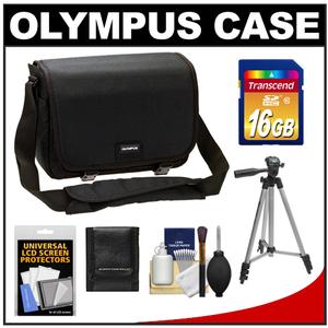 Olympus PEN  OM-D & E-Series DSLR Camera Messenger Case with 16GB Card + Tripod + Accessory Kit - Digital Cameras and Accessories - Hip Lens.com
