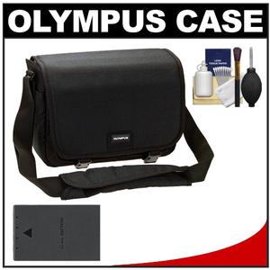 Olympus PEN  OM-D & E-Series DSLR Camera Messenger Case with BLS-1/ BLS-5 Battery + Cleaning Kit - Digital Cameras and Accessories - Hip Lens.com