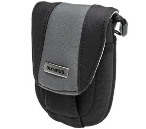 Olympus Stylus / FE Series Neoprene Compact Digital Camera Case (Black) - Digital Cameras and Accessories - Hip Lens.com