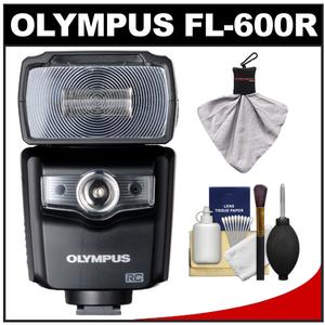 Olympus FL-600R Electronic Flash for for Micro 4/3 PEN & OM-D Digital Cameras with Cleaning Kit - Digital Cameras and Accessories - Hip Lens.com