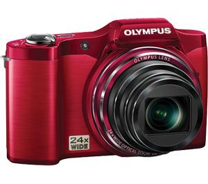 Olympus SZ-12 3D Digital Camera (Red) - Digital Cameras and Accessories - Hip Lens.com