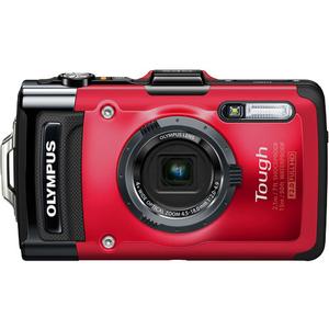 Olympus Tough TG-2 iHS Shock & Waterproof Digital Camera (Red)