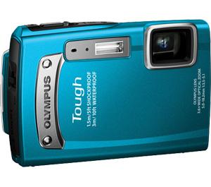 Olympus Tough TG-320 Shock & Waterproof Digital Camera (Blue) - Digital Cameras and Accessories - Hip Lens.com