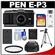 Olympus PEN E-P3 Micro 4/3 Digital Camera & 14-42mm II Lens (Black) - Factory Demo with 32GB Card + Battery + Filter + Case + Tripod + Accessory Kit