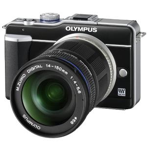 Olympus Pen E-PL1 Micro 4/3 Digital Camera & 14-150mm Lens (Black) - Digital Cameras and Accessories - Hip Lens.com