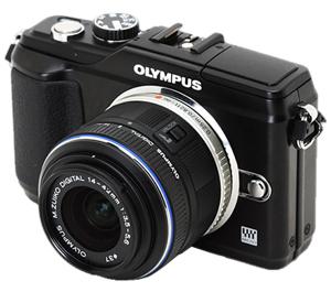 Olympus PEN E-PL2 Micro 4/3 Digital Camera & 14-42mm II Lens (Black) - Refurbished includes Full 1 Year Warranty - Digital Cameras and Accessories - Hip Lens.com