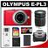 Olympus PEN E-PL3 Micro 4/3 Digital Camera & 14-42mm II Lens (Red/Silver) with 40-150mm Lens + 16GB Card + Battery + Case + Accessory Kit