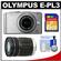 Olympus PEN E-PL3 Micro 4/3 Digital Camera & 14-42mm II Lens (Silver) - Factory Demo with M.Zuiko 40-150mm Lens + 16GB Card + Cleaning Kit