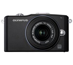 Olympus PEN Mini E-PM1 Micro Digital Camera & 14-42mm II Lens (Black) - Refurbished includes Full 1 Year Warranty - Digital Cameras and Accessories - Hip Lens.com