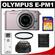 Olympus PEN Mini E-PM1 Micro Digital Camera & 14-42mm II Lens (Pink/Silver) - Factory Demo with 16GB Card + Filter + Case + Accessory Kit