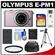 Olympus PEN Mini E-PM1 Micro Digital Camera & 14-42mm II Lens (Pink/Silver) - Factory Demo with 32GB Card + Battery + Filter + Case + Tripod + Accessory Kit