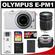 Olympus PEN Mini E-PM1 Micro 4/3 Digital Camera & 14-42mm II Lens (White/Silver) with 40-150mm Lens + 16GB Card + Battery + Case + Accessory Kit