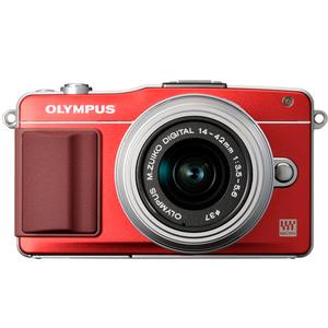 Save on Olympus E-PM2 PEN 16MP, 14-42mm Lens Red
