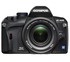 Olympus Evolt E-420 Digital SLR Camera with 14-42mm Lens - Refurbished includes Full 1 Year Warranty - Digital Cameras and Accessories - Hip Lens.com