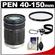 Olympus M.Zuiko 40-150mm f/4.0-5.6 Micro ED Digital Zoom Lens (Black) - Factory Demo with UV Filter + Accessory Kit