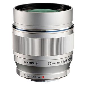 Olympus M.Zuiko 75mm f/1.8 ED MSC Digital Lens (Silver)