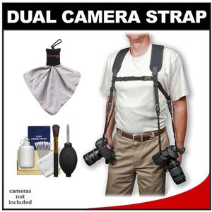 Op/Tech Dual Camera Strap Harness (Regular Size) with Accessory Kit - Digital Cameras and Accessories - Hip Lens.com