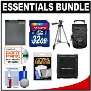 Essentials Bundle for Panasonic Lumix DMC-TS5 ZS30 ZS35 ZS40 Digital Camera with 32GB Card + Case + DMW-BCM13 Battery + Tripod + Accessory Kit